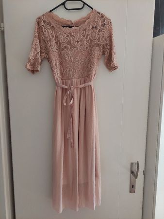 Umstandskleid hellrosa, Grösse M, mit Spitze