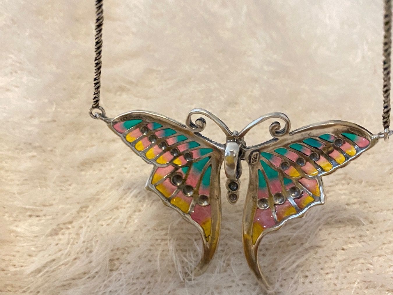 Ketten: Halskette Libelle 925 Sterling Silver mit Smaragd – Neu (gemäss Beschreibung) aus Zürich von LIBELLA13 5
