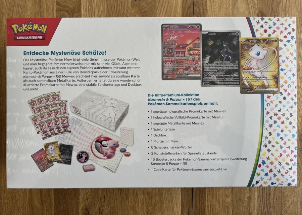 Pokémon Carte collezionabili: Pokemon 151 Ultra Premium Kollektion – Nuovo e nell'imballaggio originale da Zürich venduto da Cardimon 2