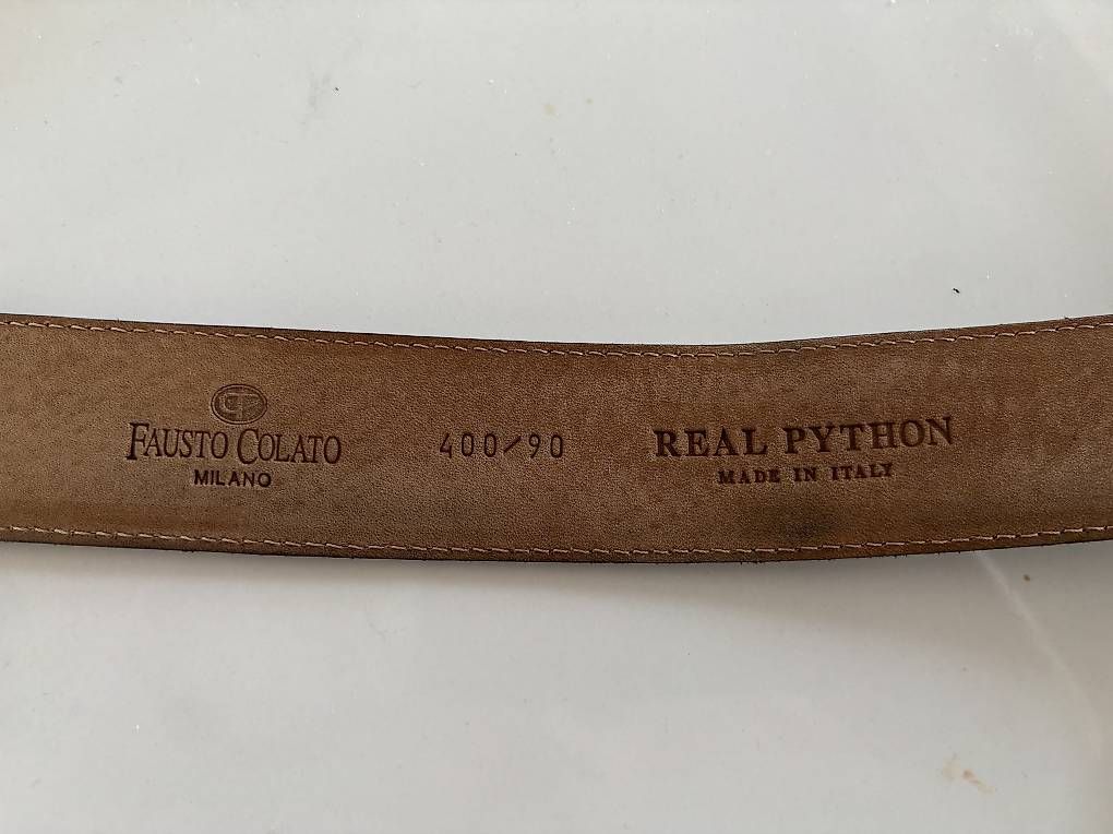 Gürtel: Original Python Gürtel, 90cm – Gebraucht aus Walchwil von AlonsoXXX 2
