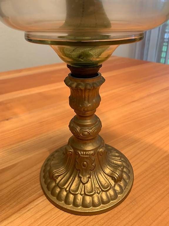 Lampade: Petrolllampe aus Messing – Usato da Waltenschwil venduto da cmprobst 1