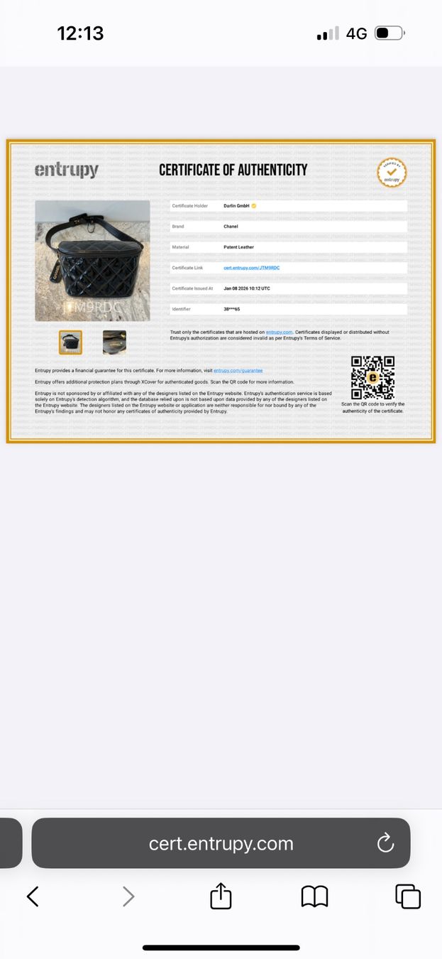 Chanel Borse da donna: Chanel Gürteltasche aus Lackleder – Usato da Wädenswil venduto da lisibit 6