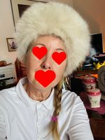 Silberfuchs Mütze, Kappe; Echtpelz