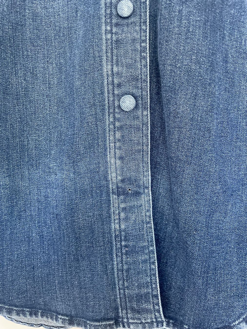 Chloé Camicette: Jeanshemd Chloé blau Denim Langarm – Usato da Buchs SG venduto da VintageHomeCH 9