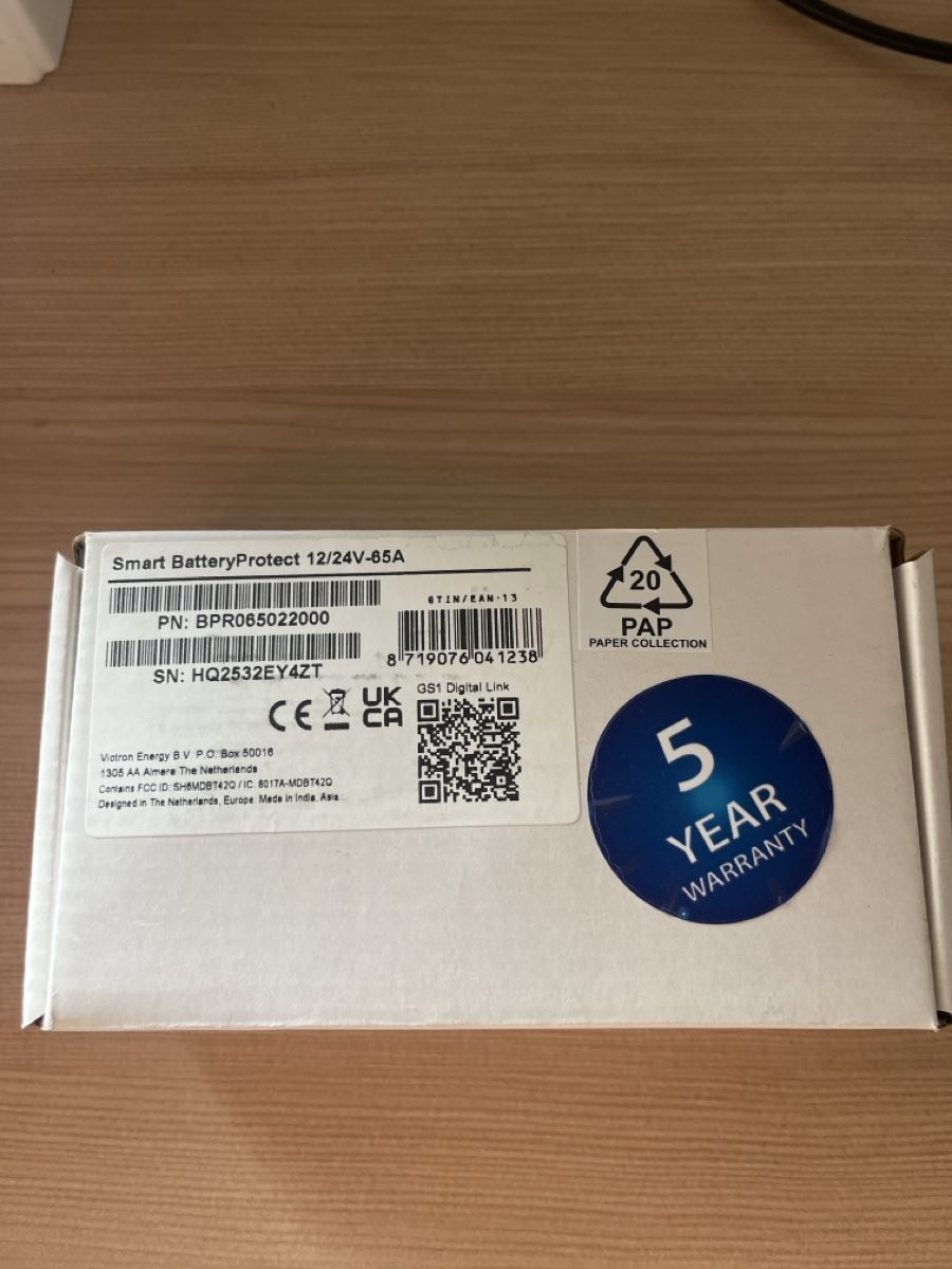 Ladegeräte: Victron smart batteryProtect 12/24V 65A – Neu und originalverpackt aus Ligornetto von DaniCeller