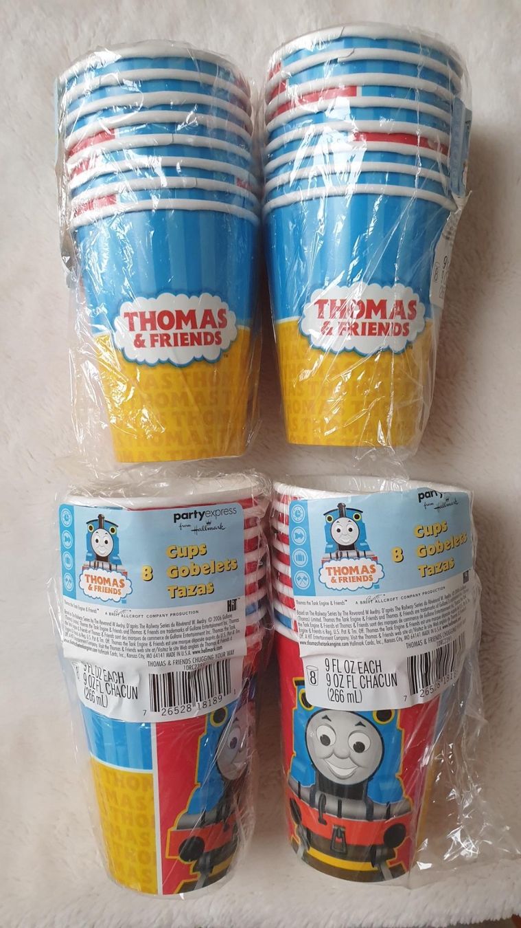 Tutte le decorazioni: Thomas & Friends Thema Geburtstagsparty-Kit - "Hallmark" – Usato da Würenlos venduto da Abracadabra26 7