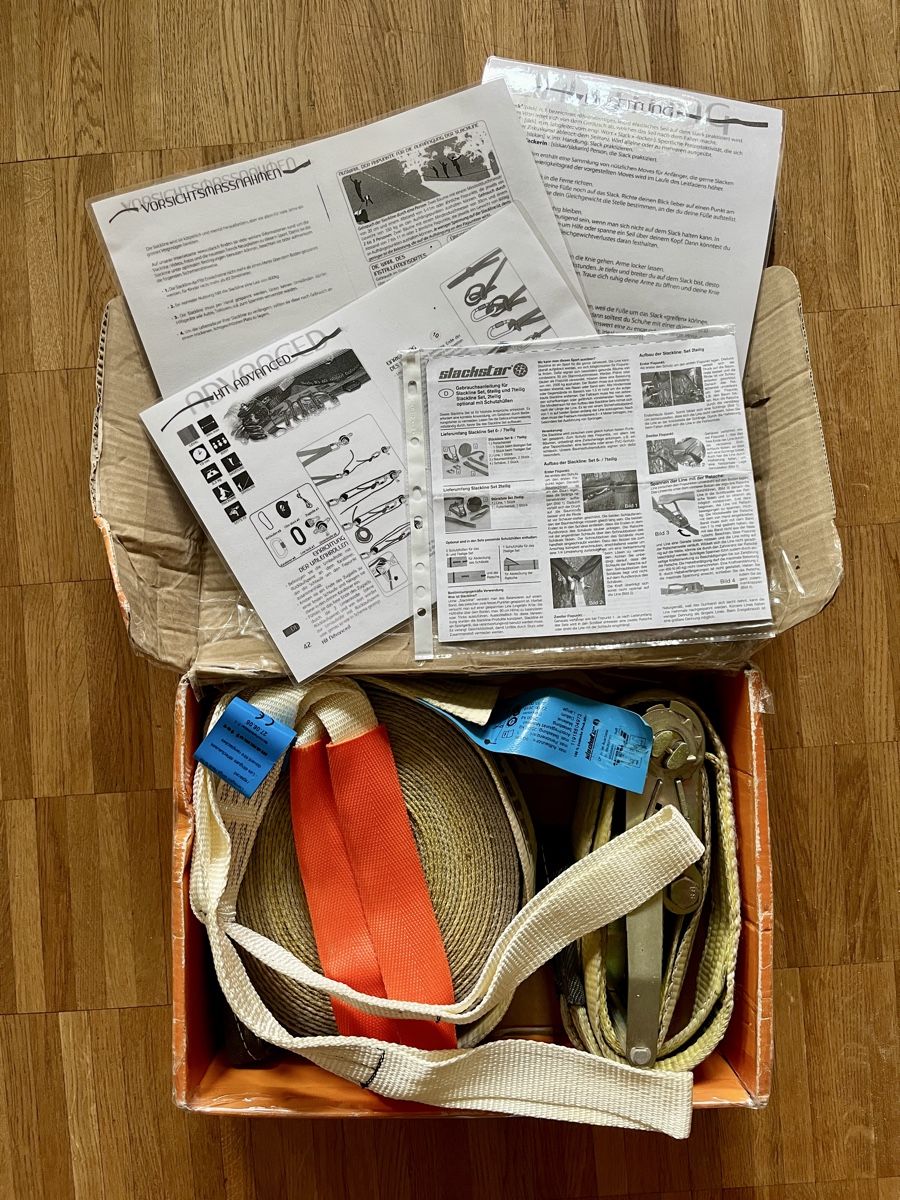 Slackline: Slackline Set von Slackstar, Komplettset – Gebraucht aus St. Gallen von reg_f8h8 1