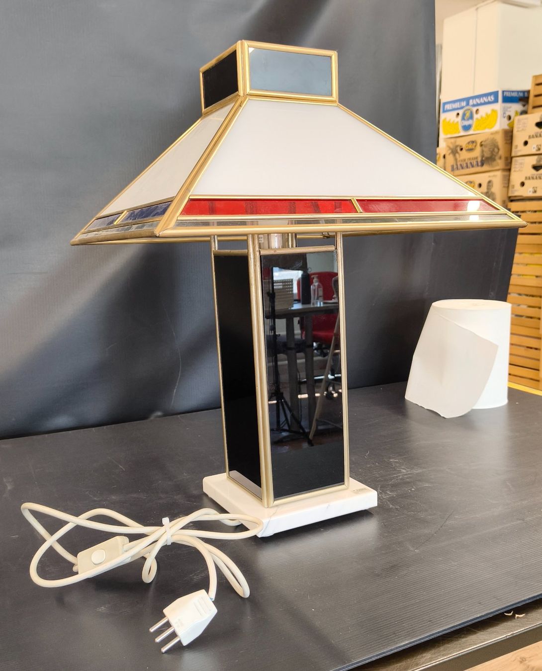 Lampade: Tischlampe Haller Leuchten – Usato da Basel venduto da bk_brockibasel