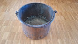 Antiker Kupferkessel, Durchmesser ca. 38cm, guter Zustand