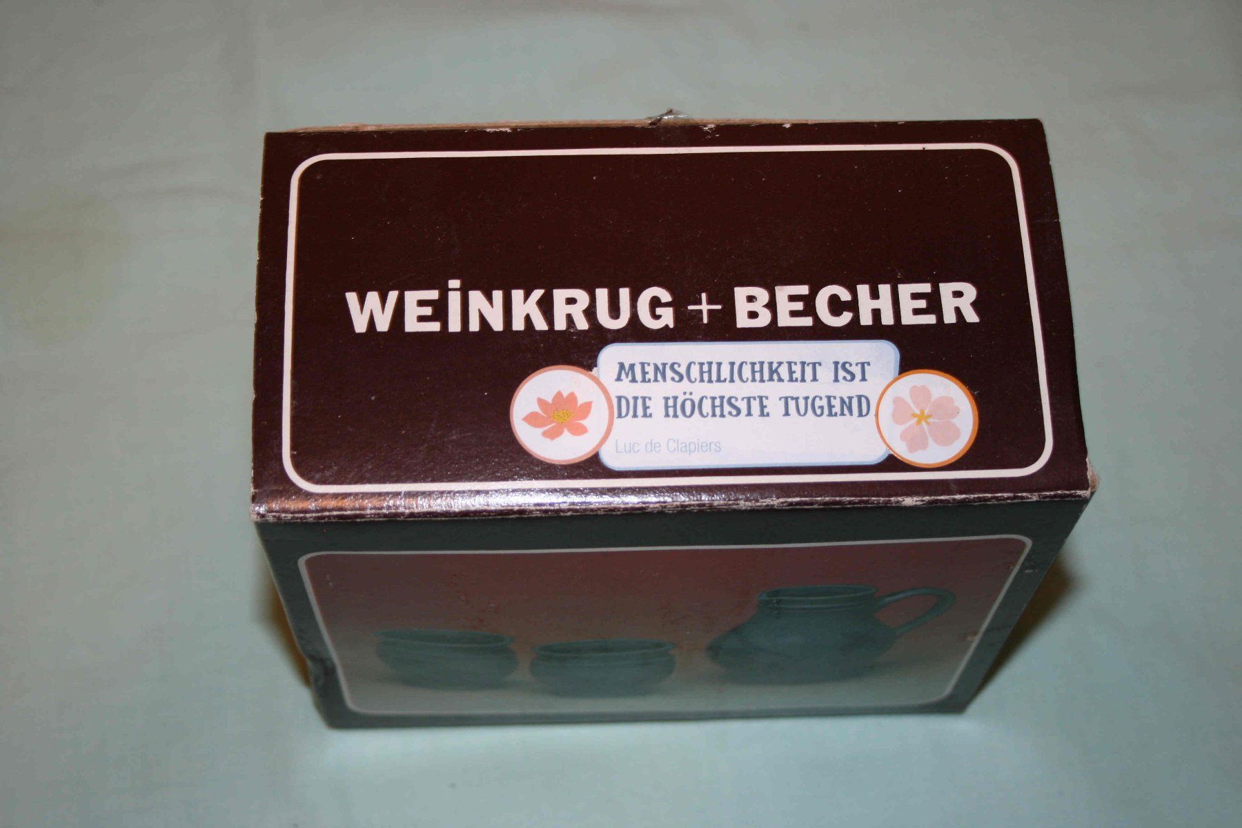 Carafes: Keramik / Stein Krug mit zwei Bechern. – D'occasion à Cadenazzo par Mikeshop 3