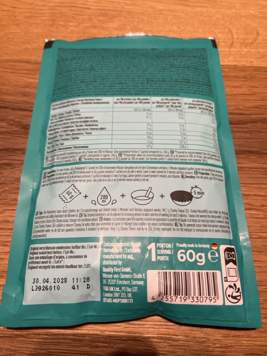 More Nutrition Lebensmittel & Spezialitäten: More PROTEIN GRIESSPUDDING Baked Apple – Neu und originalverpackt aus Baar von Girlpower1994 1