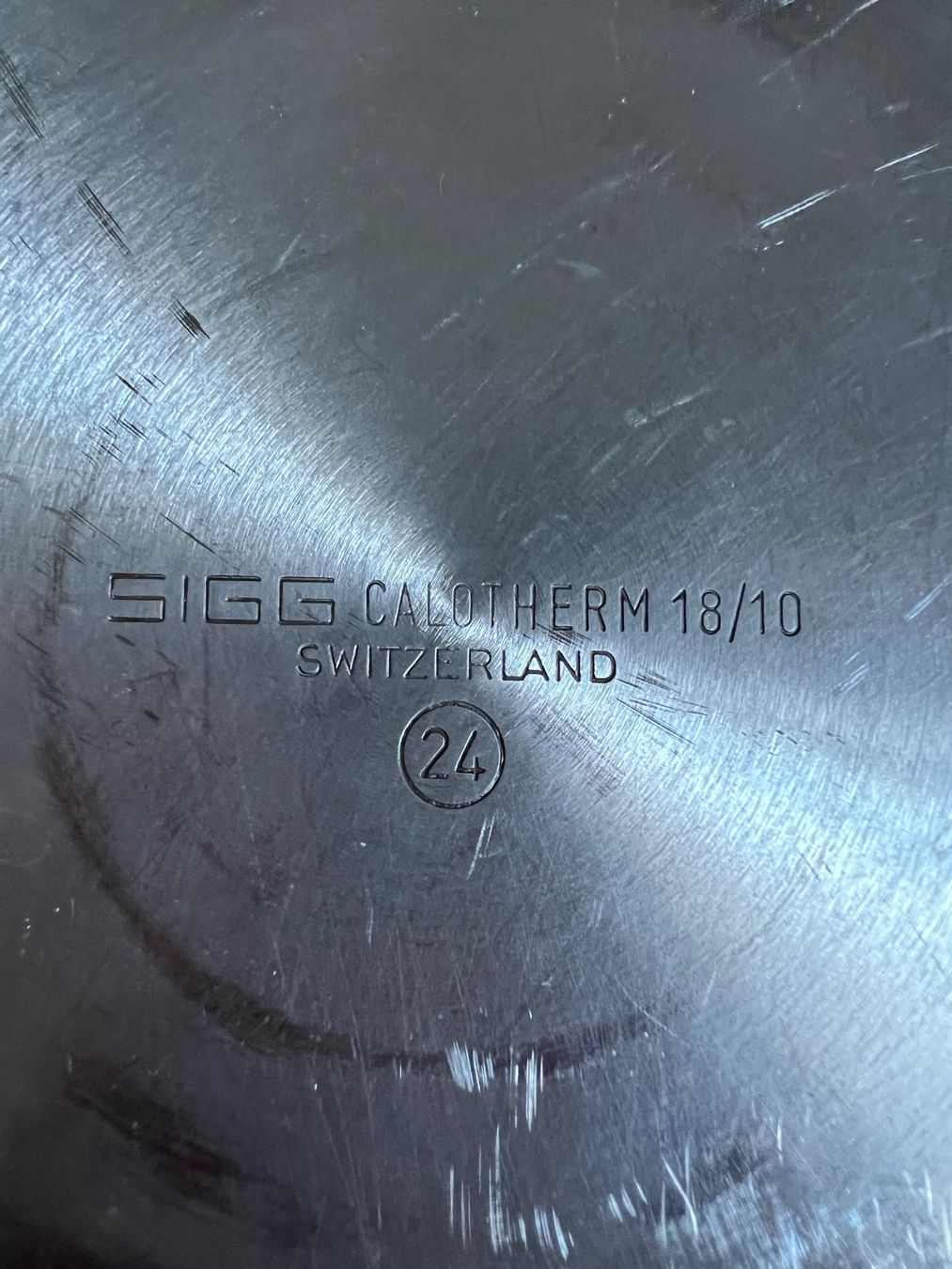 Sigg Pentole: Topf mit Glasdeckel, SIGG Calotherm – Usato da Stans venduto da Nagumiso 2