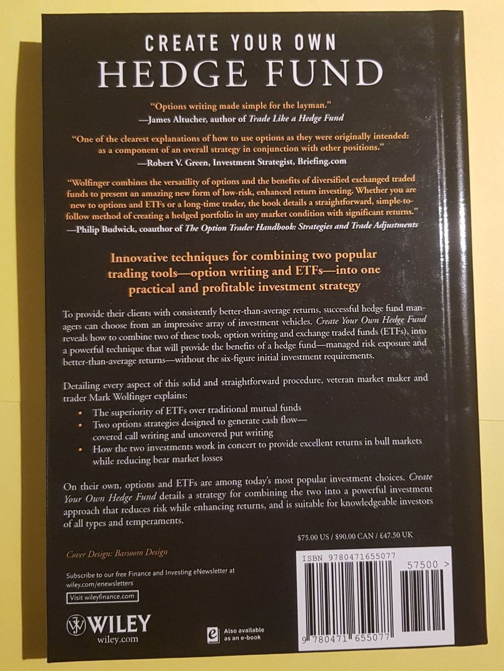 Libri: Create Your Own Hedge Fund – Nuovo (secondo la descrizione) da Zürich venduto da Avd 1
