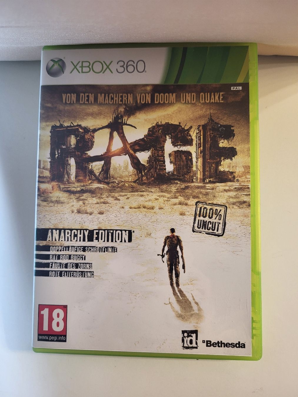Spiele: Xbox 360 Rage Anarchy Edition – Gebraucht aus Ettiswil von beekeper13