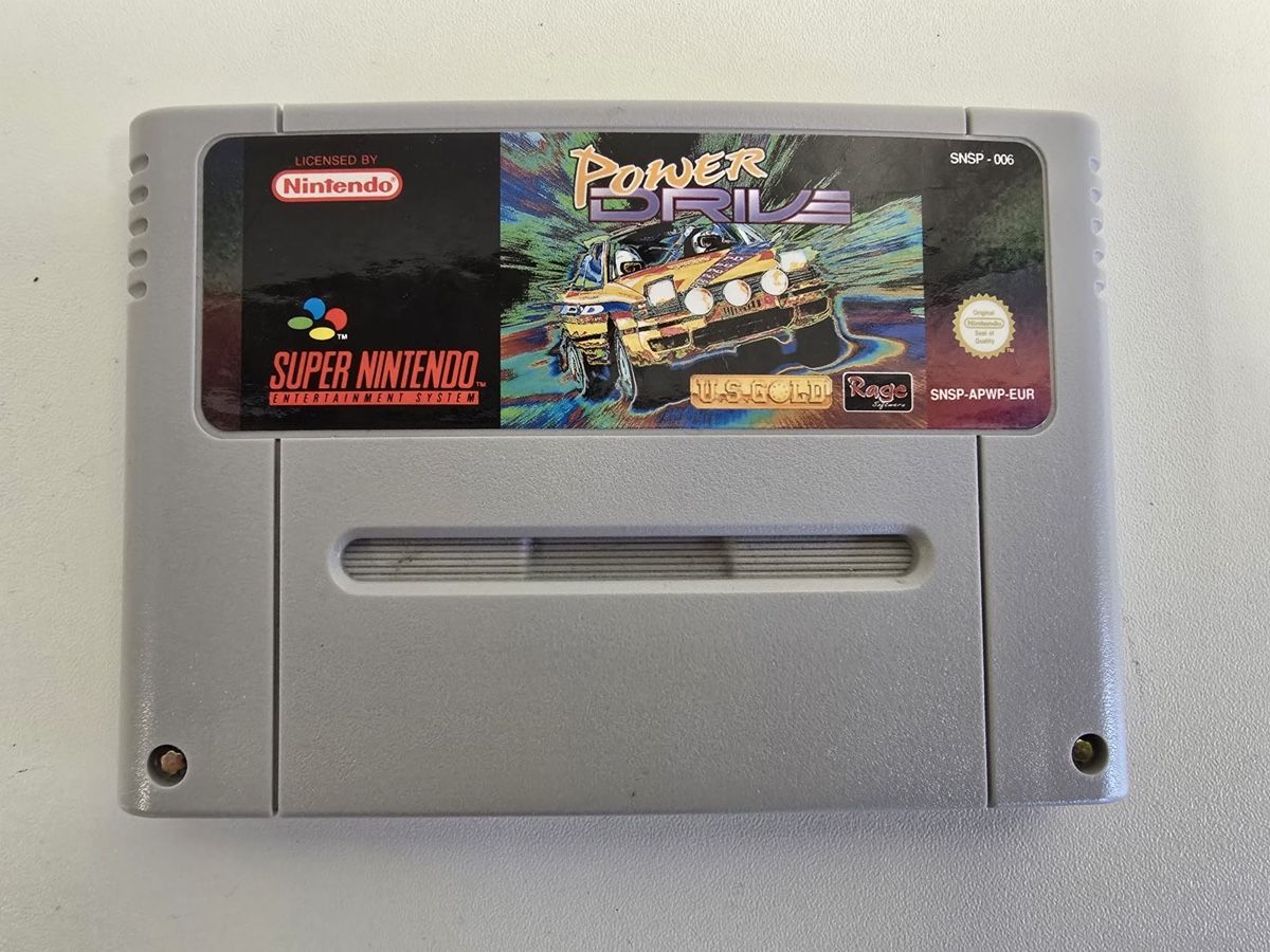 Nintendo Giochi: POWER DRIVE - SUPER NINTENDO - SNES ￼ – Usato da Oberurnen venduto da jasmin2fel