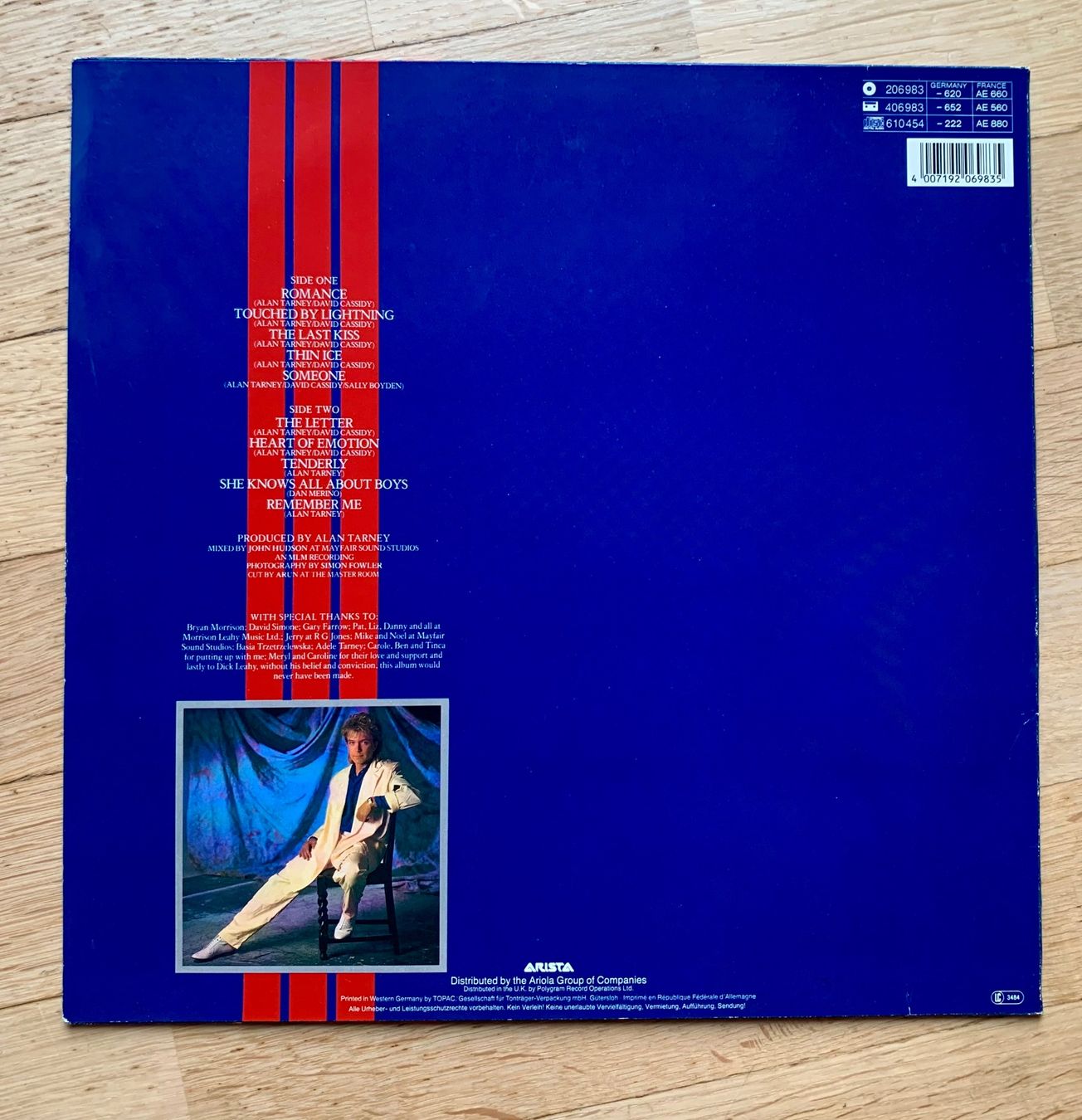 Dischi in vinile: David Cassidy Romance – Usato da Zürich venduto da Fieber 1