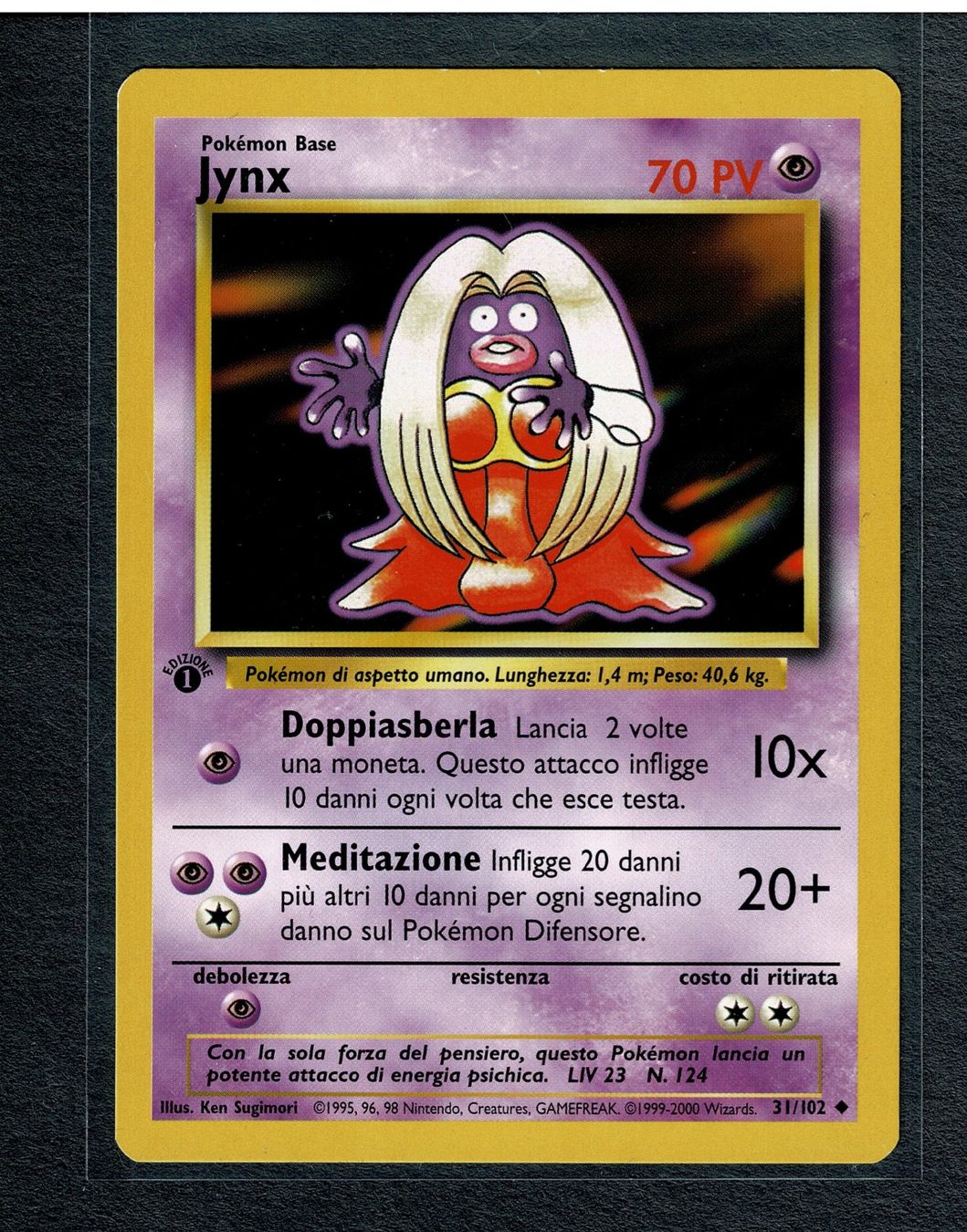Carta Pokemon Jynx set base 1st edition ITA (Gebraucht) in Giubiasco ...