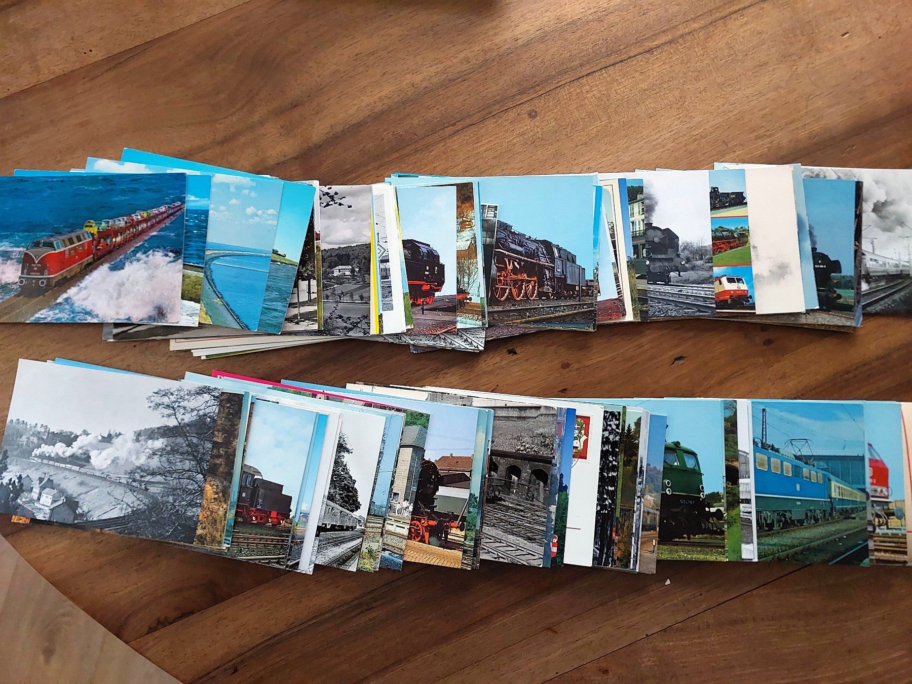 Cartes postales: 200 verschiedene Eisenbahn-Ansichtskarten Ausland – D'occasion à Schönenwerd par Steidi 1