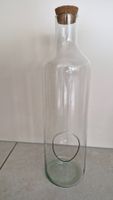 Glasflasche/Pflanzflasche/Blumentopf/Bastelgefäss/Deko
