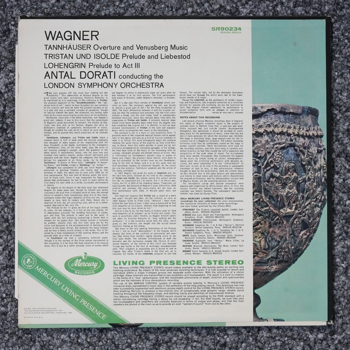 Dischi in vinile: Mercury SR 90234 / Wagner – Usato da Brunnen venduto da Techfreak1 1