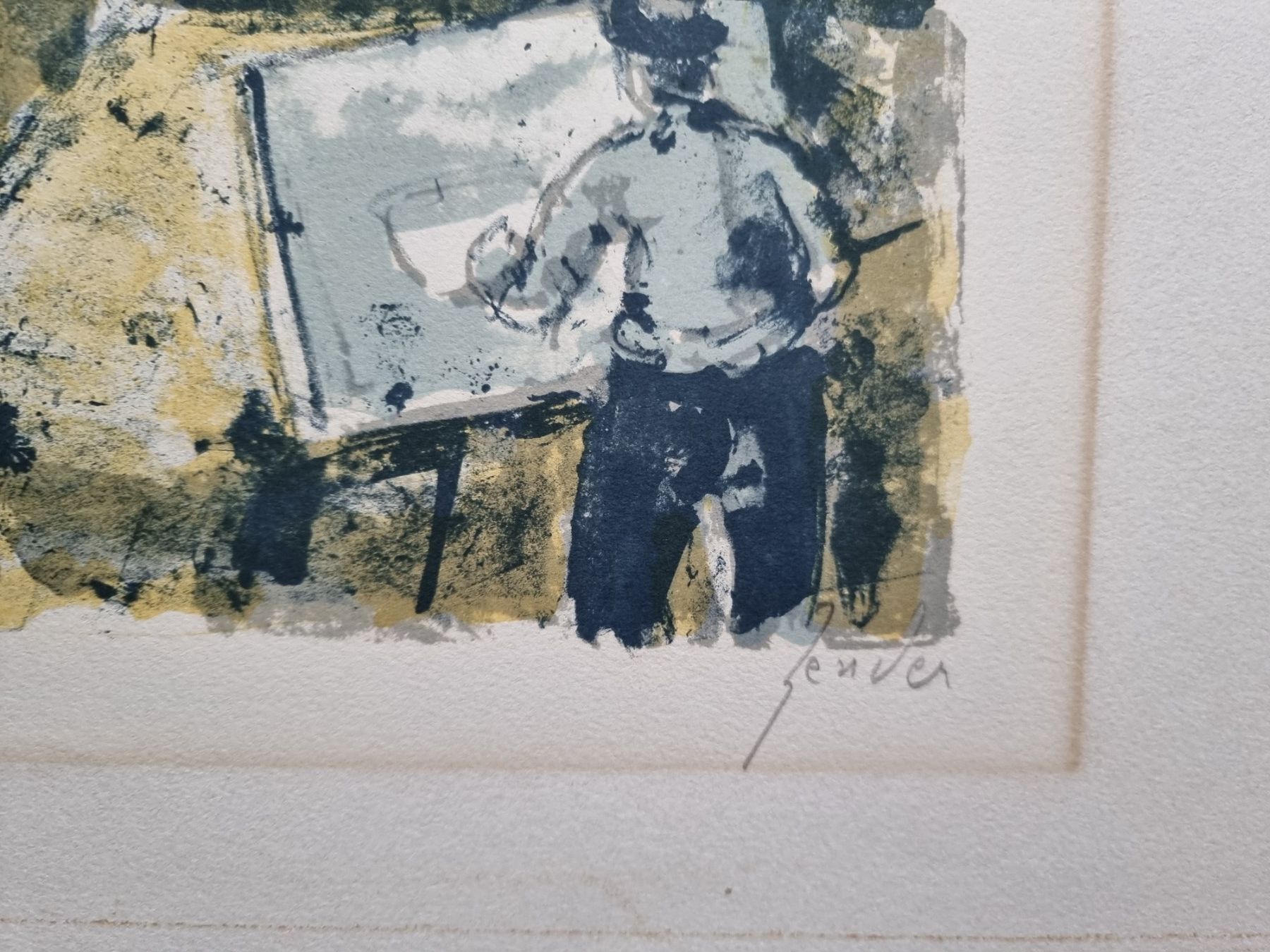 Grafica & Litografie: ZENDER RUDOLF LITHOGRAPHIE SIGNIERT NUMMERIERT – Usato da Gersau venduto da grafik-kunst 3