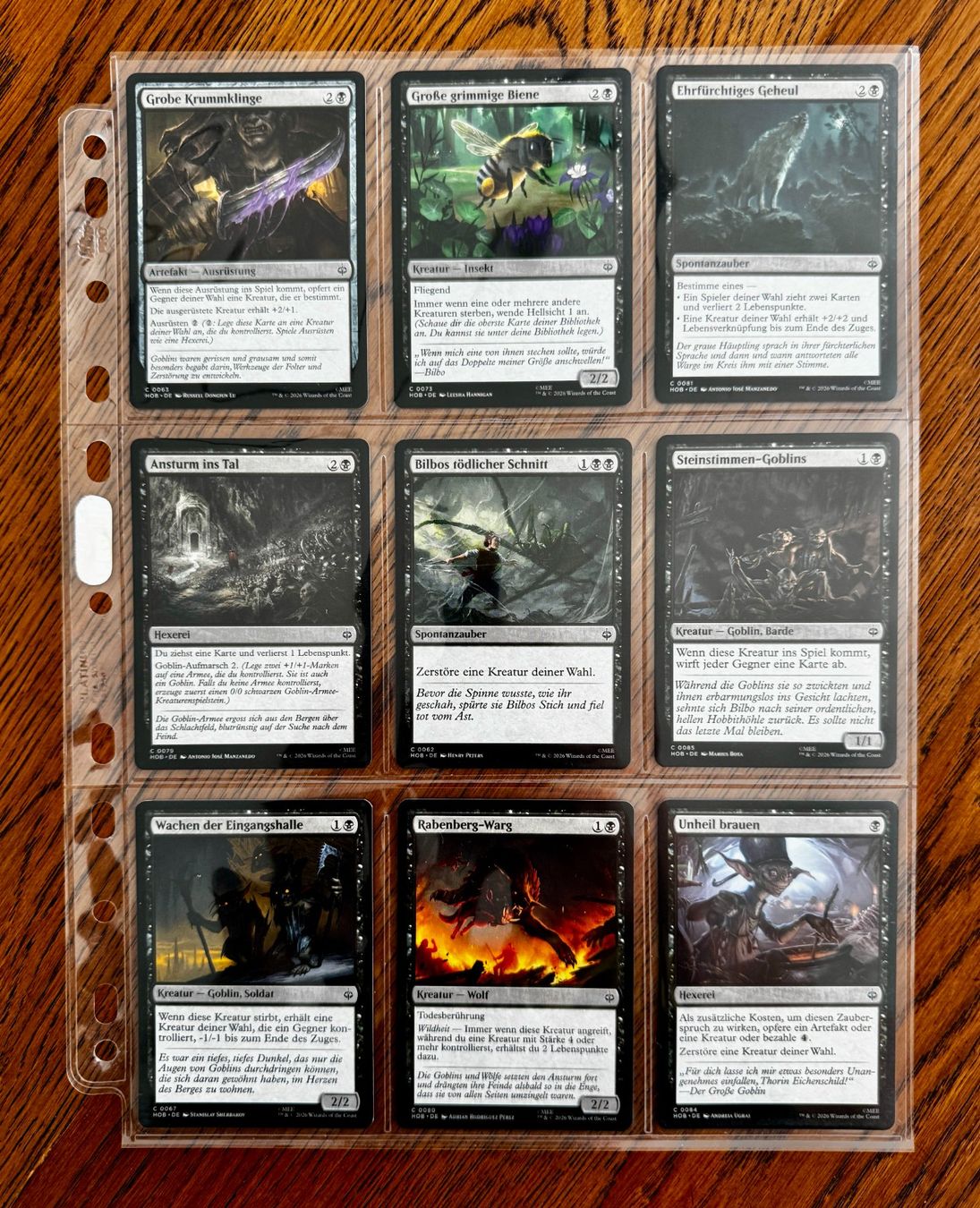 Magic The Gathering Sammelbilder & Trading cards: 65 Commons The Hobbit NM D – Neu (gemäss Beschreibung) aus Rechthalten von hosme_be 5
