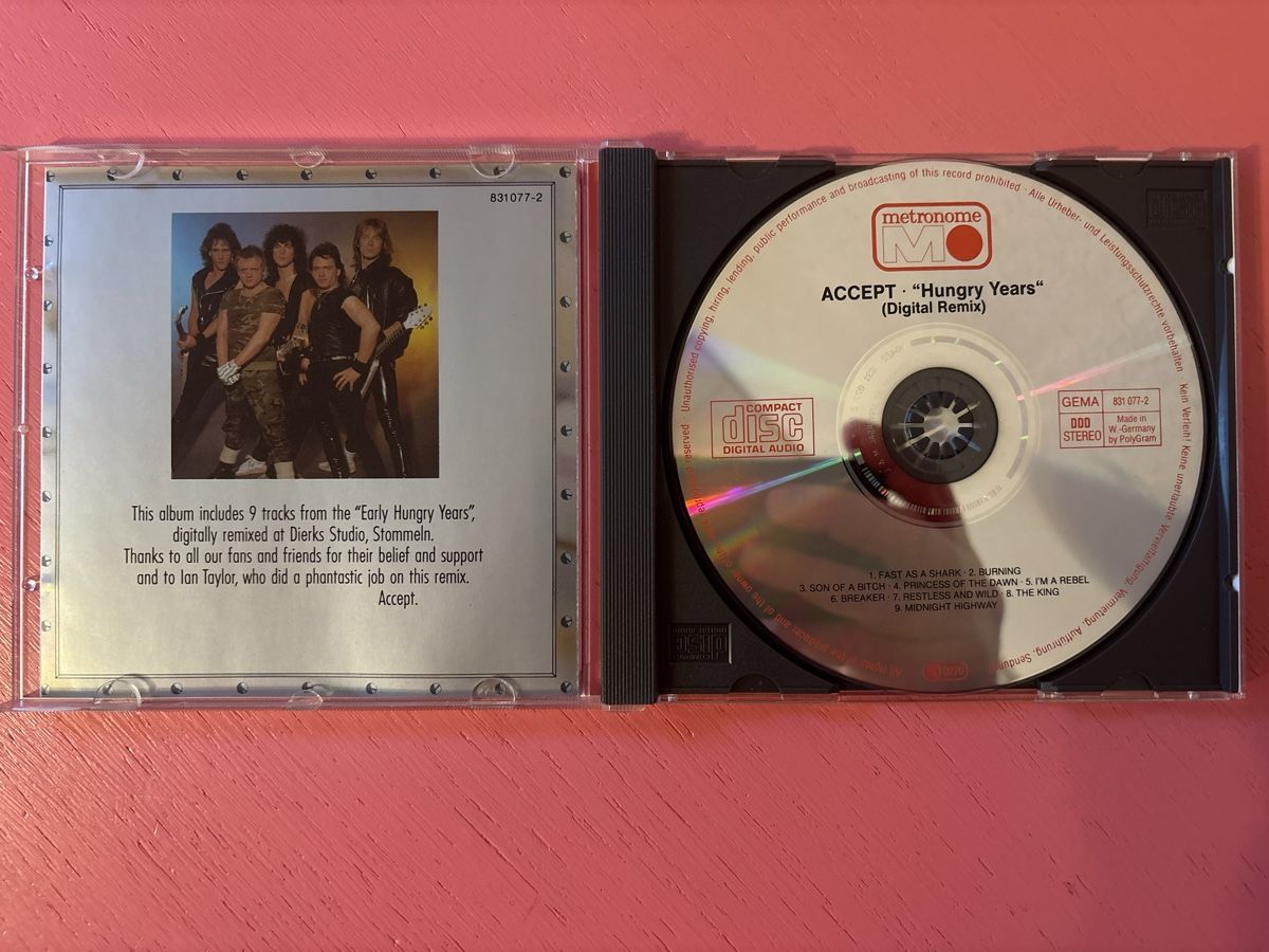 CD: Accept - Hungry Years – Usato da Lützelflüh-Goldbach venduto da Deiv4 2