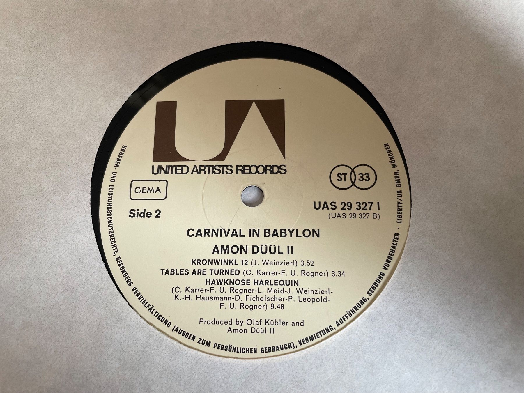 Dischi in vinile: Amon Düül - Carnival in Babylon - Psy. Rock – Usato da Bern venduto da var_kc7x 3