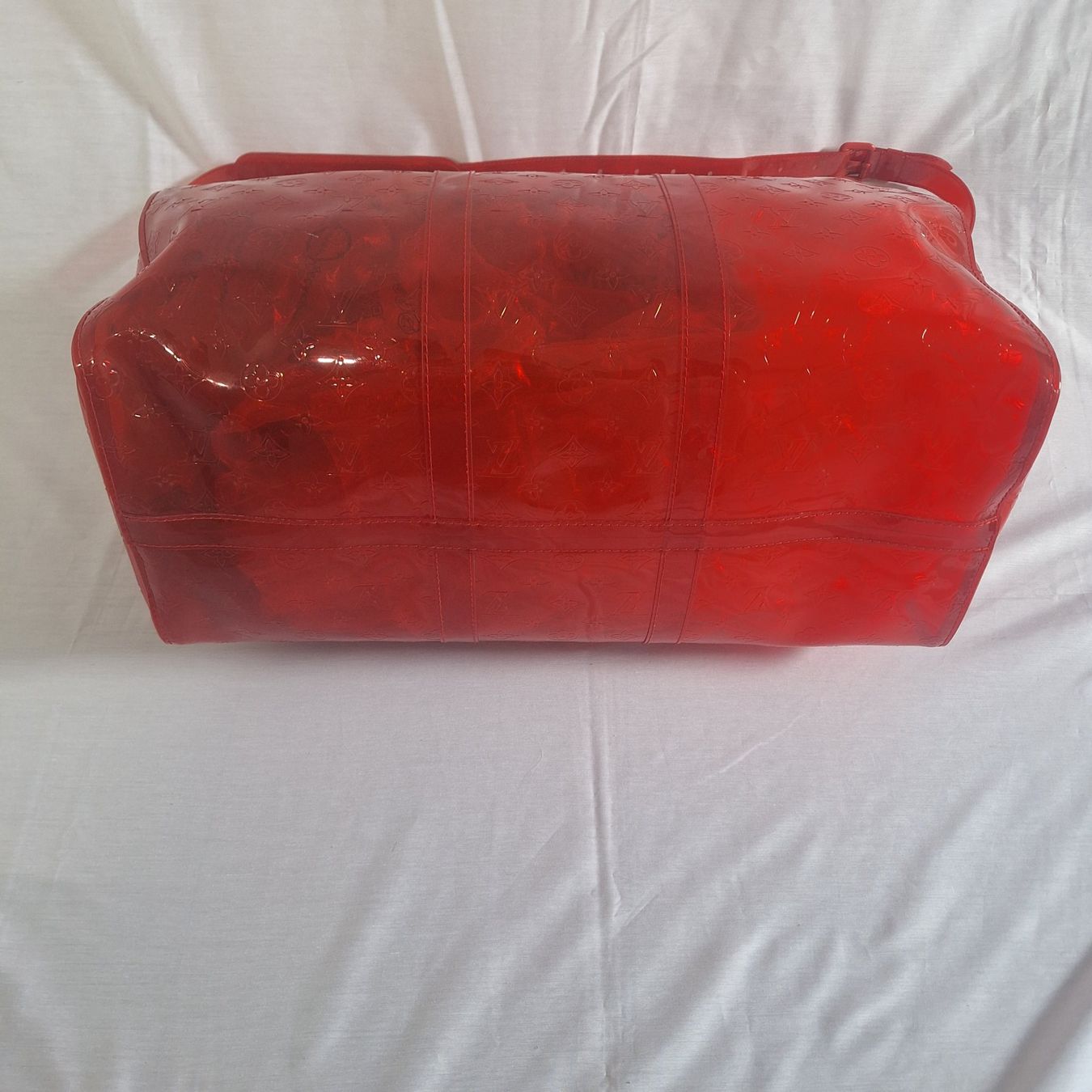 Louis Vuitton Borse: ENTRUPY! Louis Vuitton Keepall 50 Prism Red Virgil Abloh – Usato da Kilchberg ZH venduto da mrmame 5