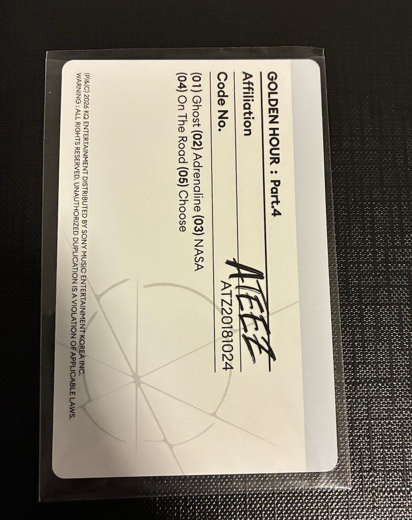 Sammelbilder & Trading cards: ATEEZ - Jongho – Gebraucht aus Uster von ali_mp6n 1
