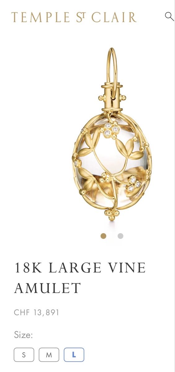 Ciondoli: Temple St. Clare Vine Amulet 18K – Nuovo (secondo la descrizione) da Unterägeri venduto da mar_96hk 4