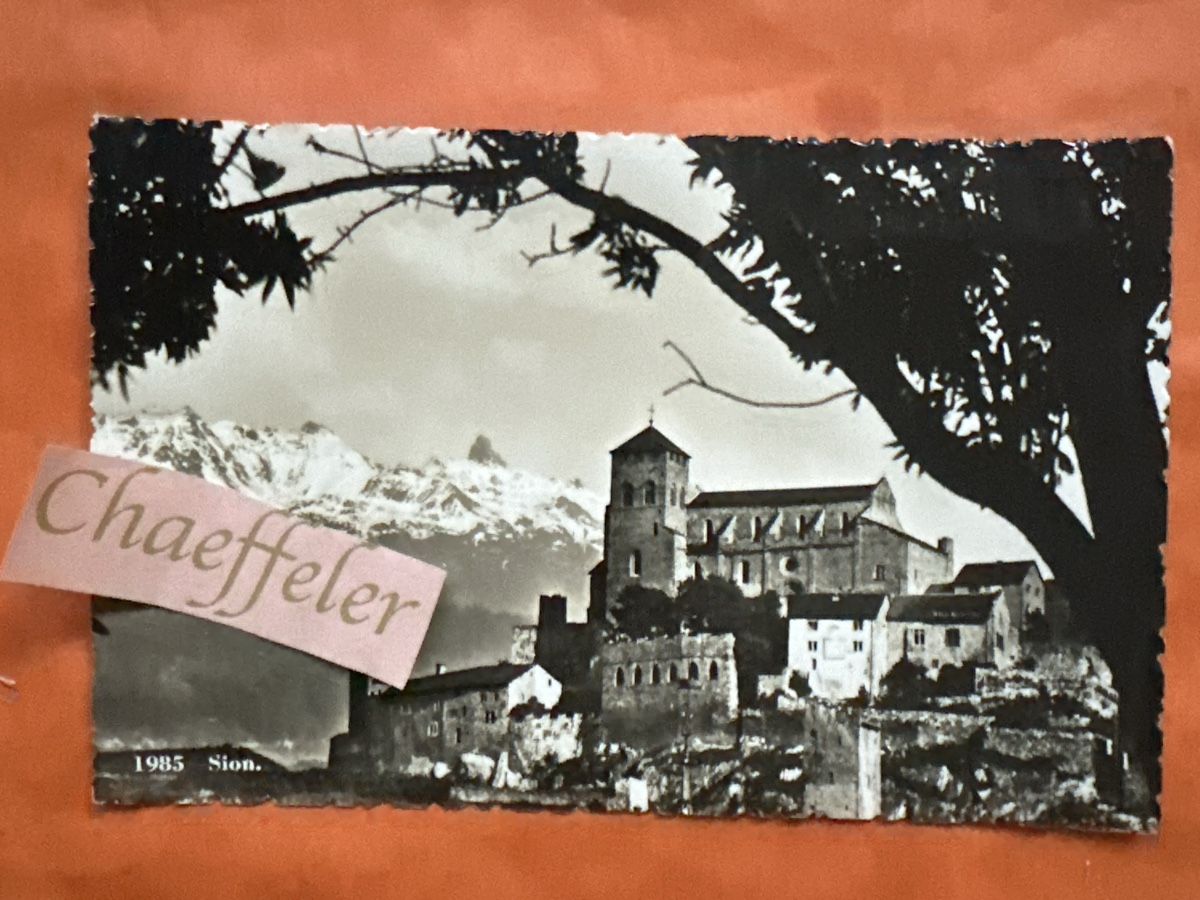 Ansichtskarten: 1985 Sion – Gebraucht aus Zürich von Chaeffeler