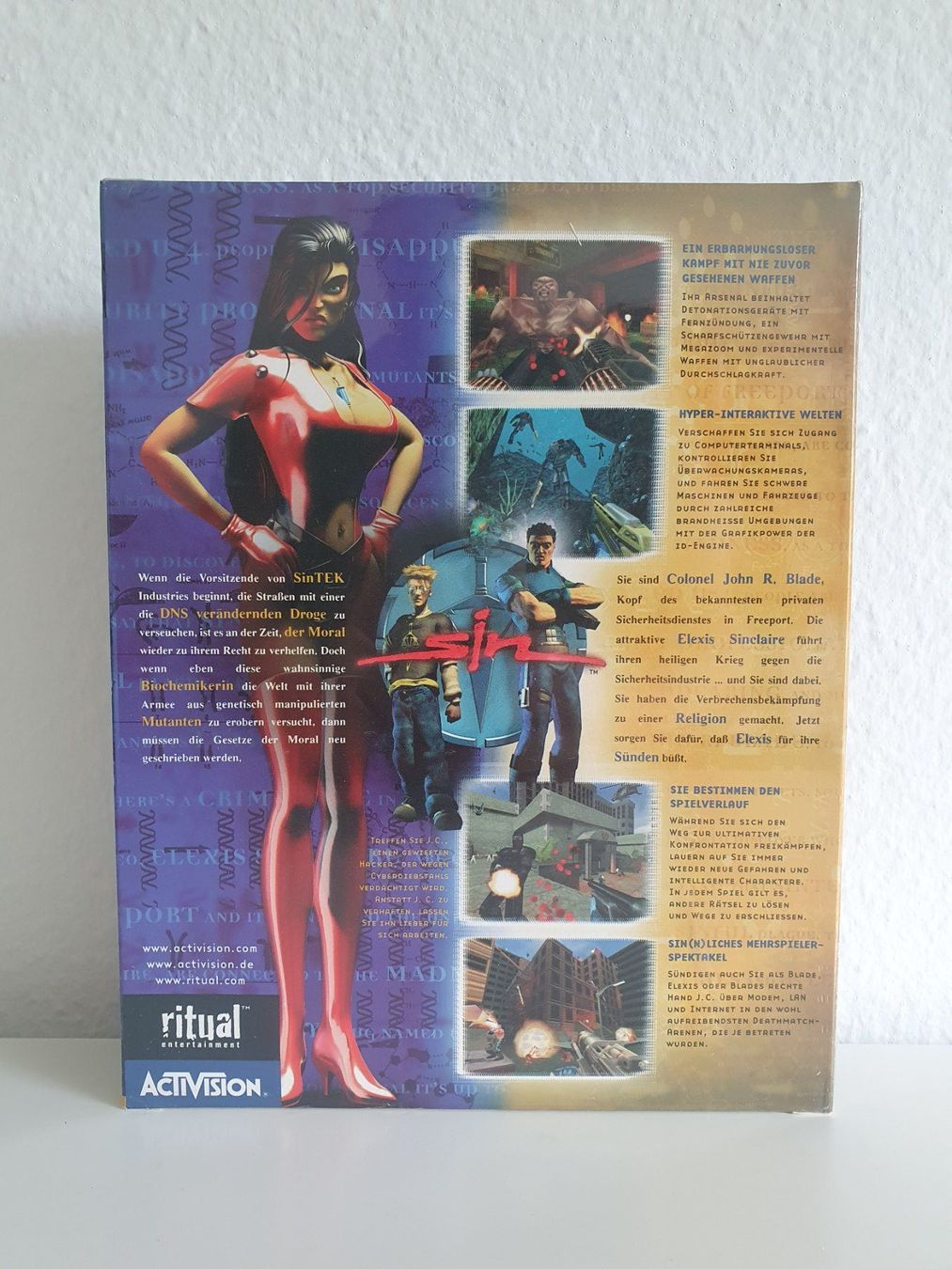 Spiele: PC Game SiN (1998) Big Box neu / verschweisst – Neu und originalverpackt aus Greifensee von perfectioN88 2