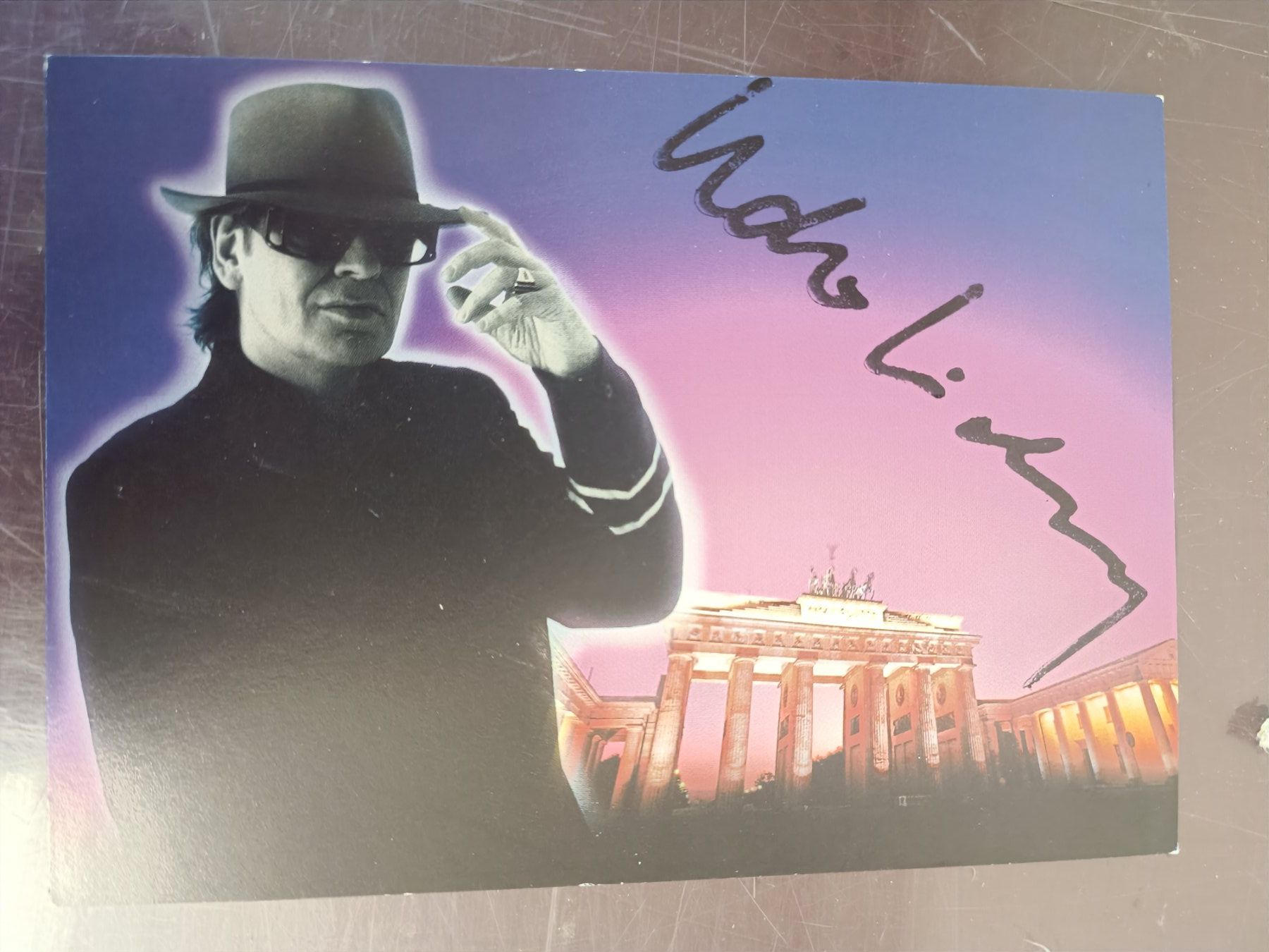 Autogramme: Udo Lindenberg - alte Autogrammkarte – Gebraucht aus Menziken von Artographs