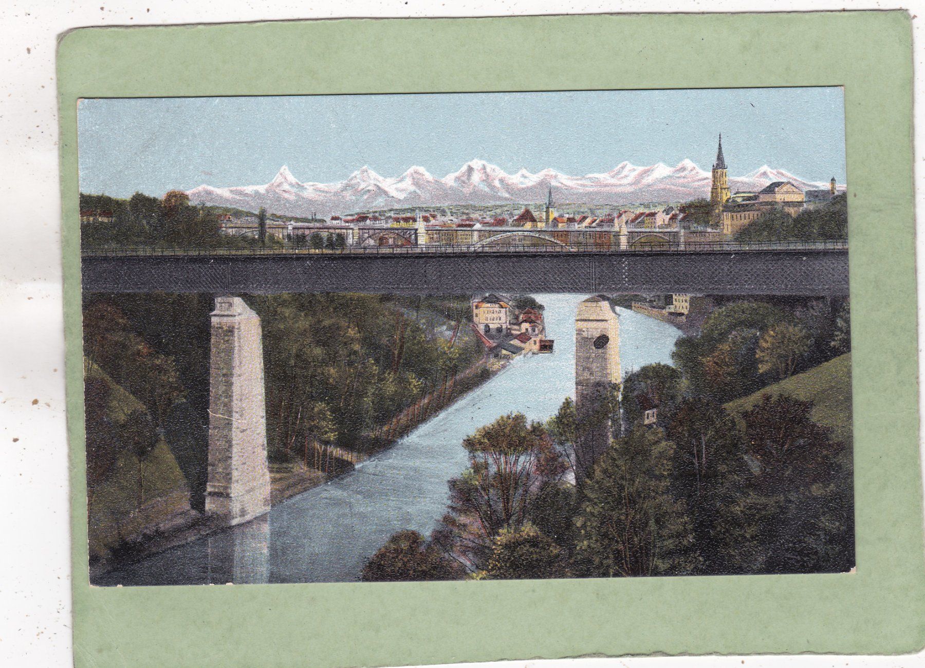 Ansichtskarten: Bern Eisenbahnbrücke – Gebraucht aus Herisau von Lisegrat2008