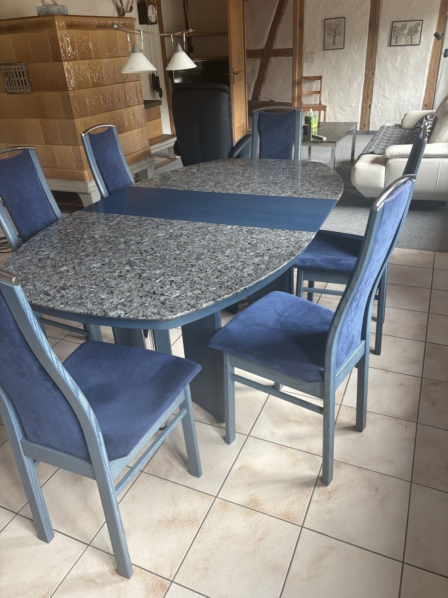 Tables: Tisch Granit mit 2 Einlagen  – D'occasion à Bachs par erfolg06