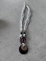 Sommer Kette aus Holz und Muscheln