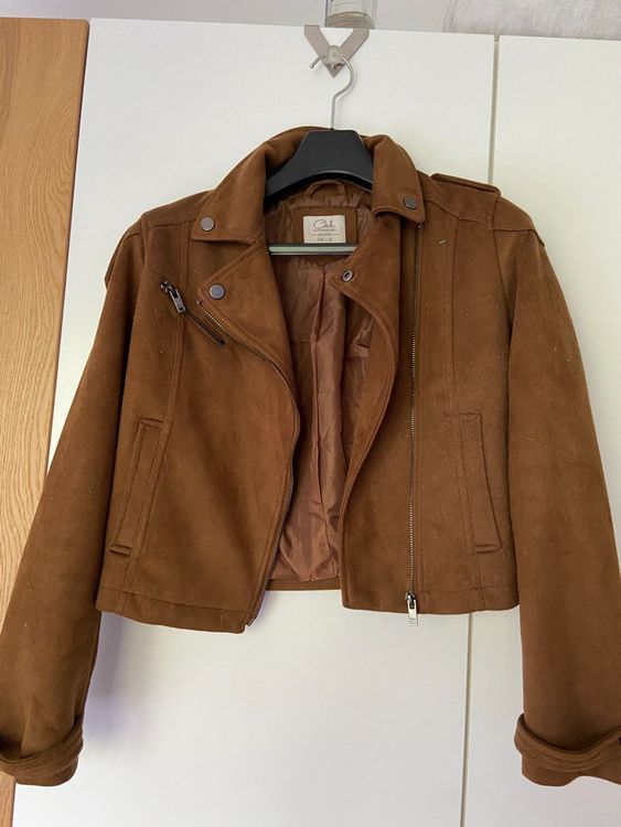 C A Lederjacke Clockhouse