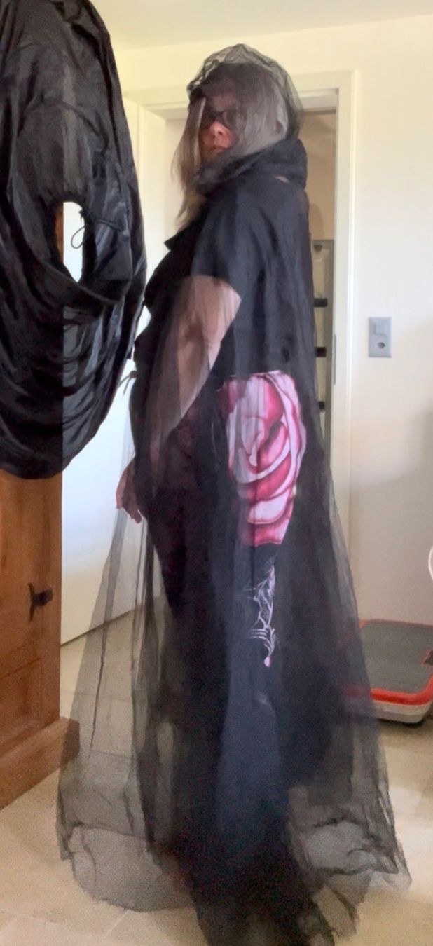 Costumi: Neues Ballkleid viktorianisch/gotisch XL – Nuovo e nell'imballaggio originale da Kallnach venduto da sta_sy57 7