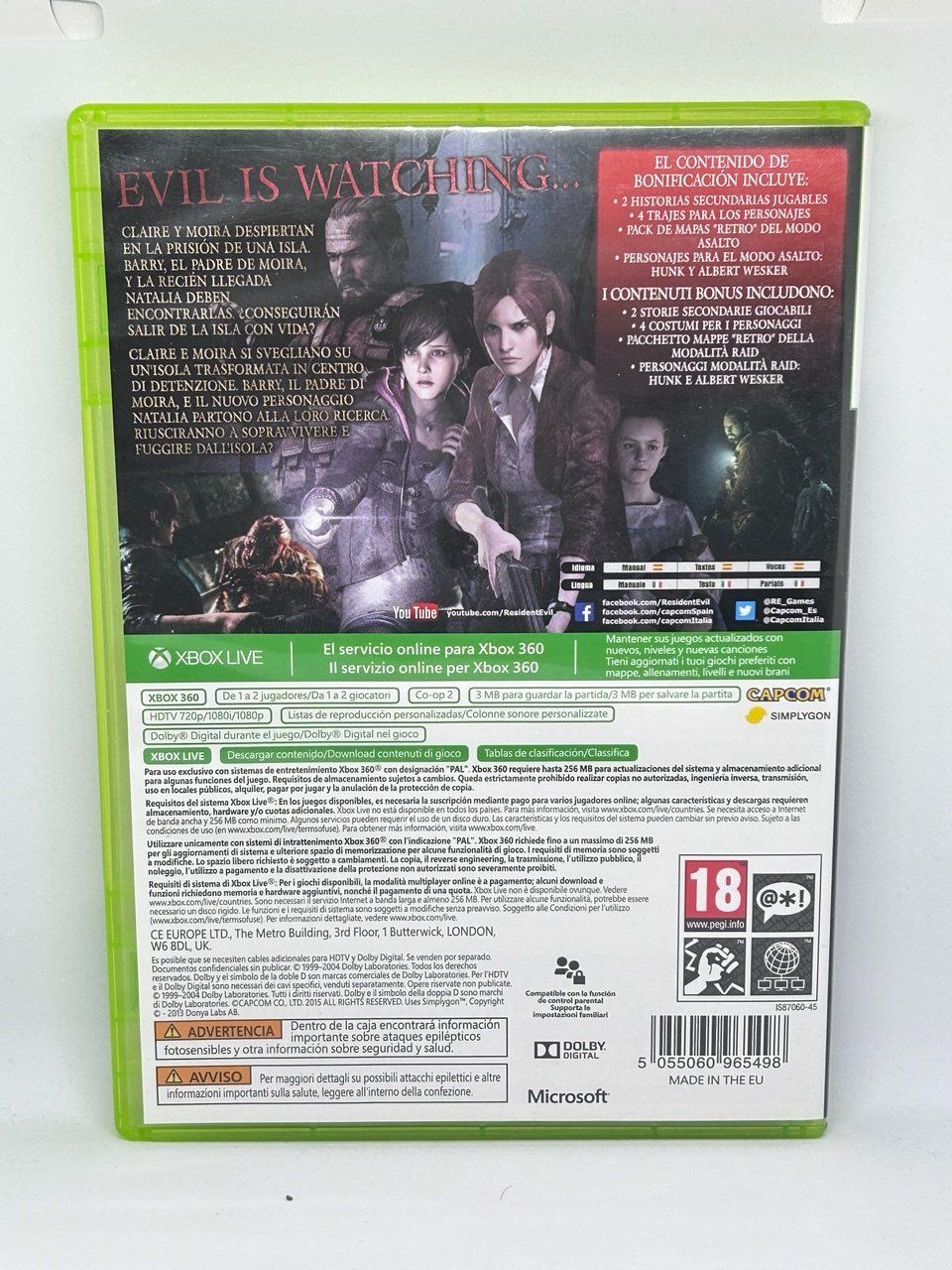 Microsoft Giochi: Resident Evil Revelations 2 per Xbox 360 – Usato da Giubiasco venduto da LorisVale 1