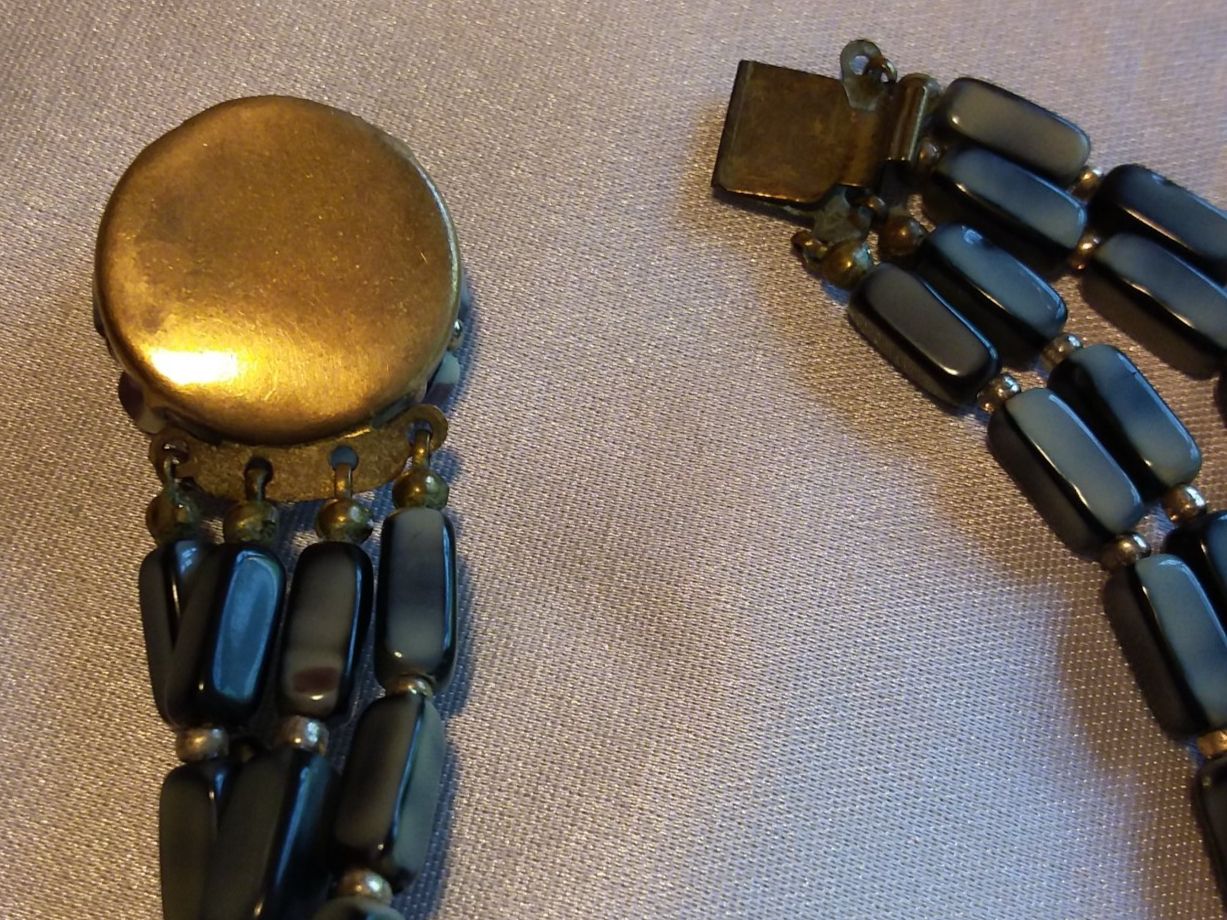 Catenine: Antikes Glas Collier ca 20er Jahre – Usato da Zürich venduto da helsan 9