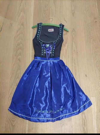 Stockerpoint Dirndl braun/violett Gr. XS / 34