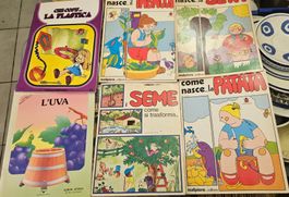 6x libri vintage per bambini
