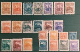 Nicaragua 1891-1900 Klassik Ausgaben Posten MH mit Falz