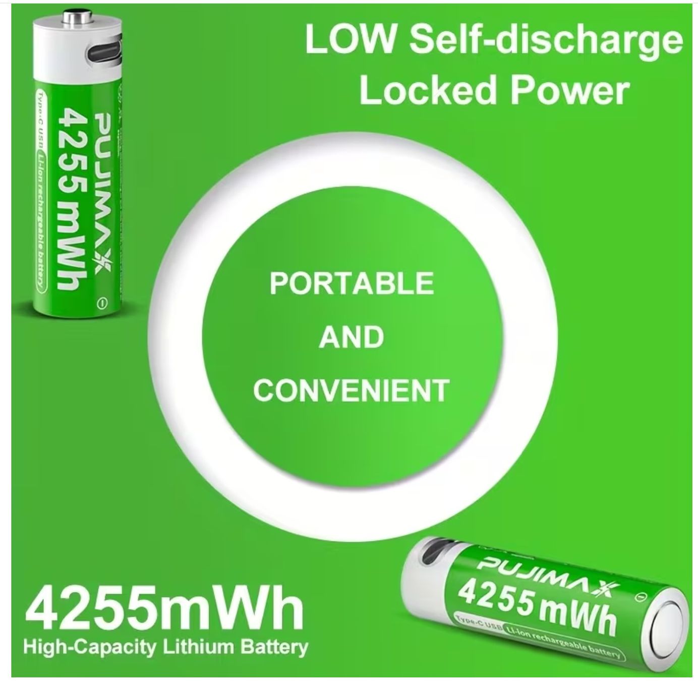 Batterie: Akkubatterien 1,5 Volt AA - Neuheit – Nuovo e nell'imballaggio originale da Mels venduto da Biobrocker 1