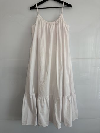 Sommerkleid von Lidi & Lola Grösse M weiss aus Baumwolle