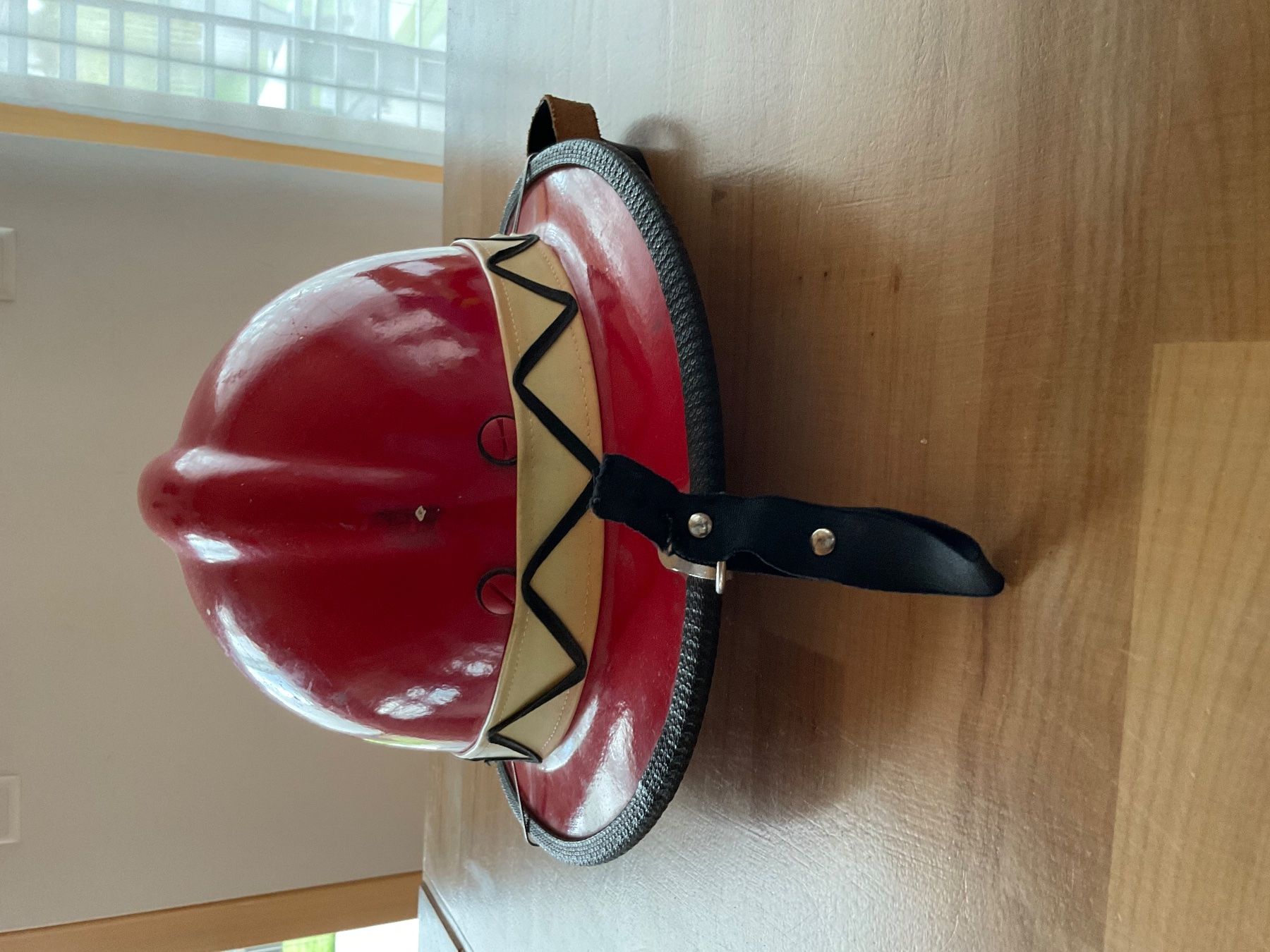 Feuerwehr: alter Feuerwehr Helm / Gr. 53 -61 – Gebraucht aus Rümlang von euqinom16 3