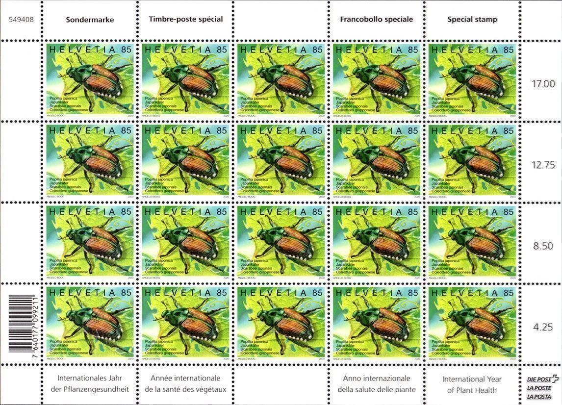 Tutti i francobolli: BOGEN Pflanzengesundheit Japankäfer** – Nuovo (secondo la descrizione) da Dottikon venduto da haeusibuh5