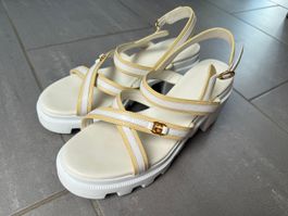 Gucci Sandalen Schuhe Leder Gr-38
