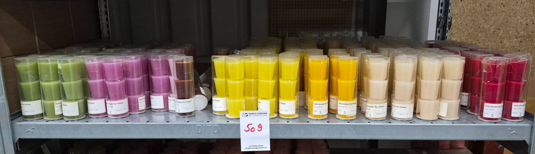 Candele: 509 Posten Kerzen aus Liquidation – Nuovo (secondo la descrizione) da Derendingen venduto da Meisterstuecke
